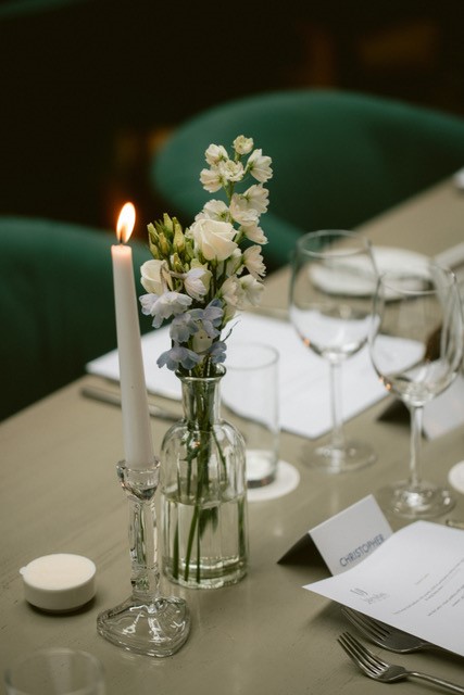 Wedding table detail